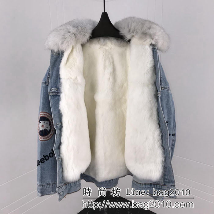 Canada Goose加拿大鵝 18ss秋冬新款 派克牛仔外套 男女同款 ydi1618